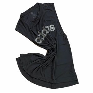 Adidas Logo Womens Training Sleeveless Top Black s
